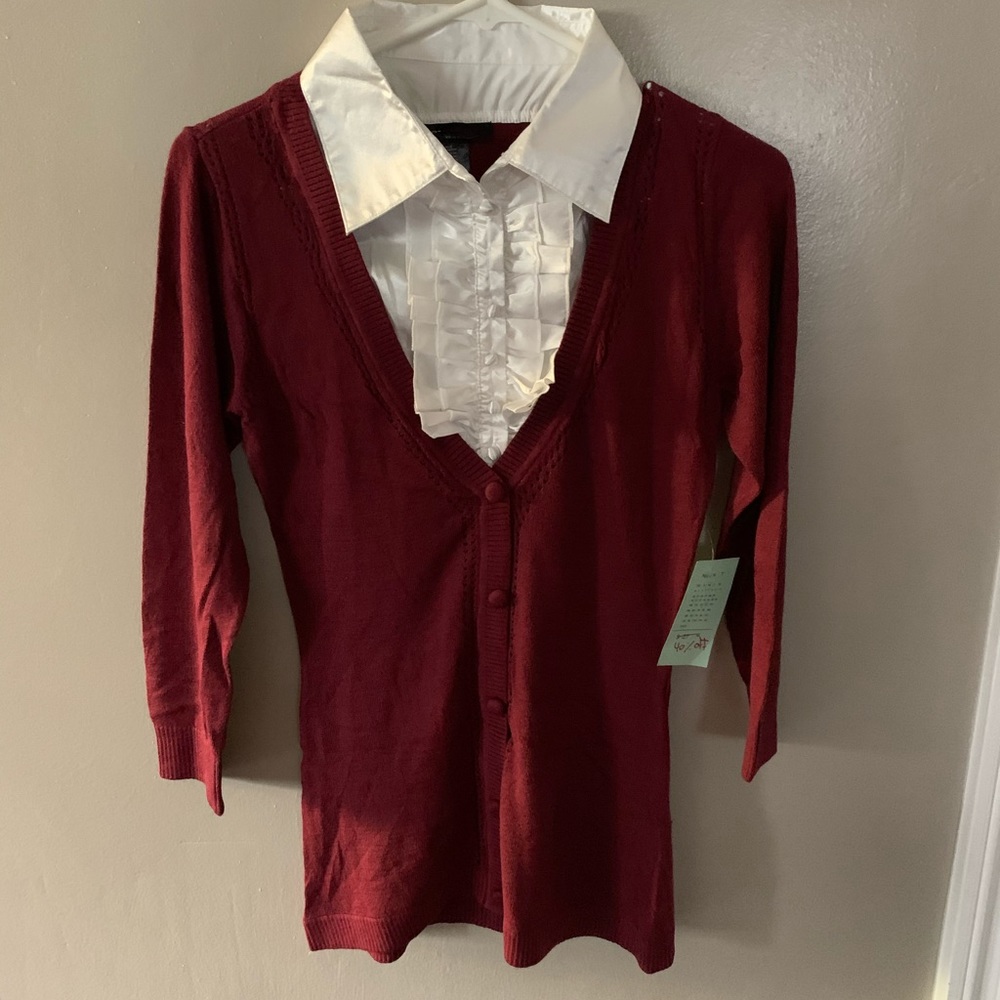 Burgundy Sweater